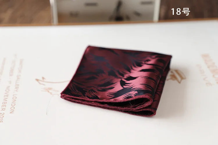 Korean Retro Geometric Pocket Square