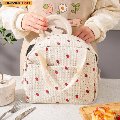 Floral Insulated Lunch Bag