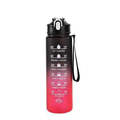Sports Water Bottle with Time Marker