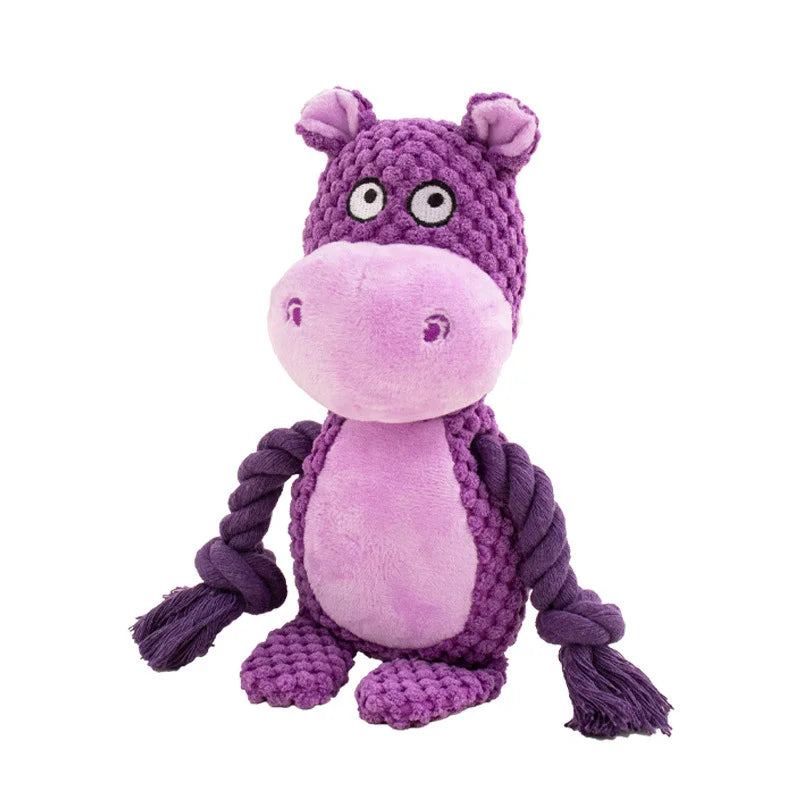 Animal Plush Squeaky Dog Toy