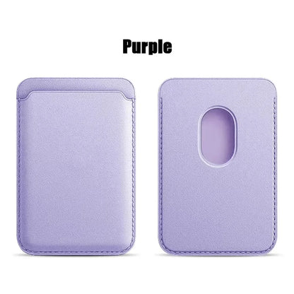 Magnetic Leather Wallet Case for iPhone