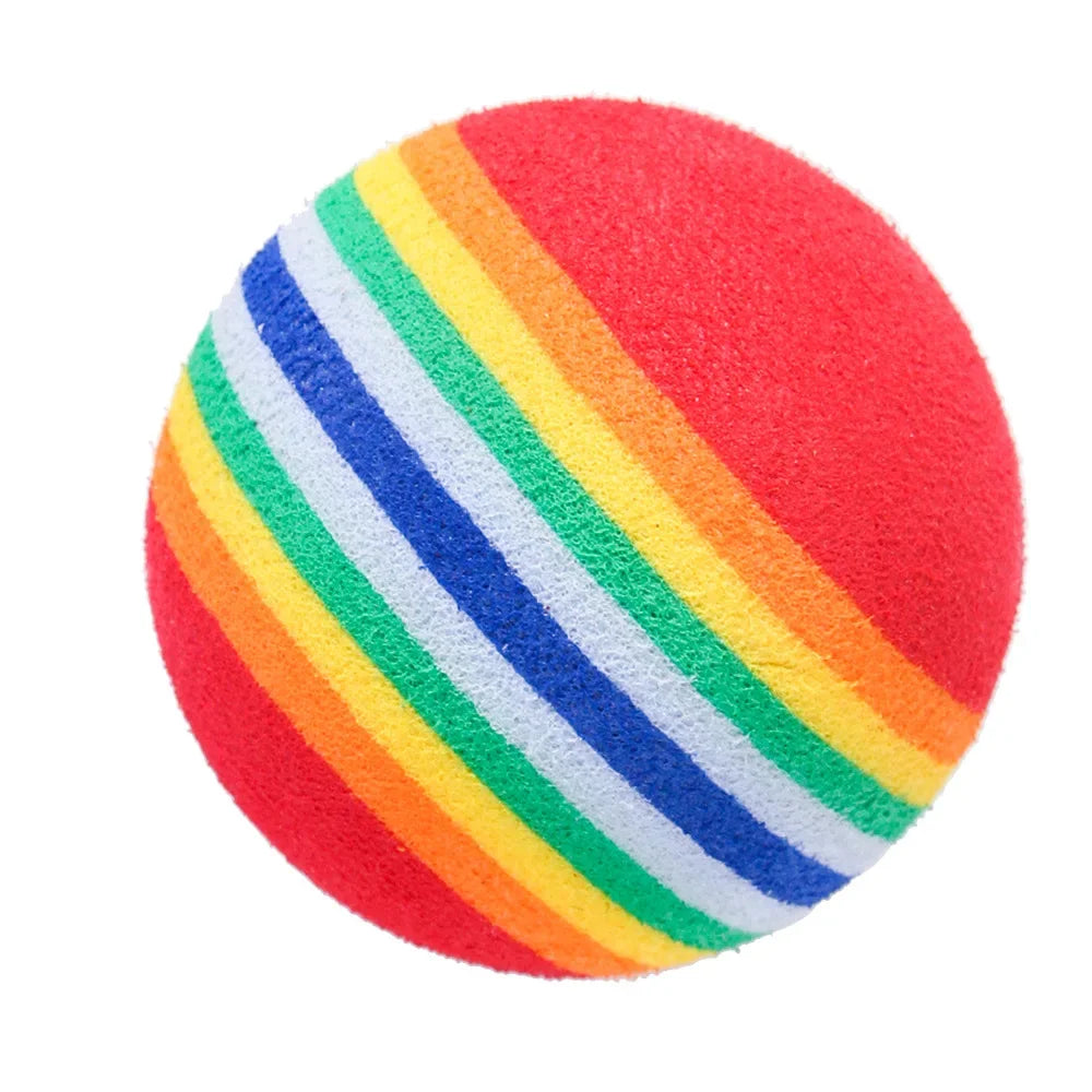 Rainbow EVA Pet Toy Balls