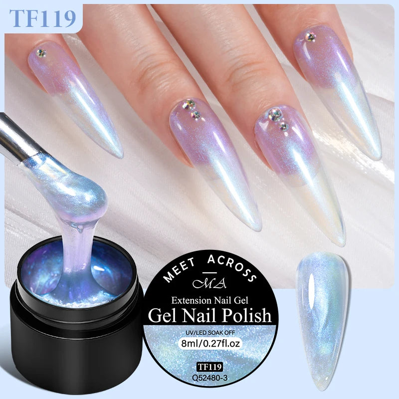 MEET ACROSS 8ML Aurora Extension Gel Polish