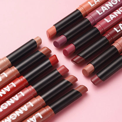 Rotating Velvet Matte Lipstick Pencil