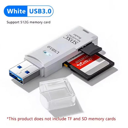 2-in-1 USB 2.0/3.0 Micro SD Card Reader