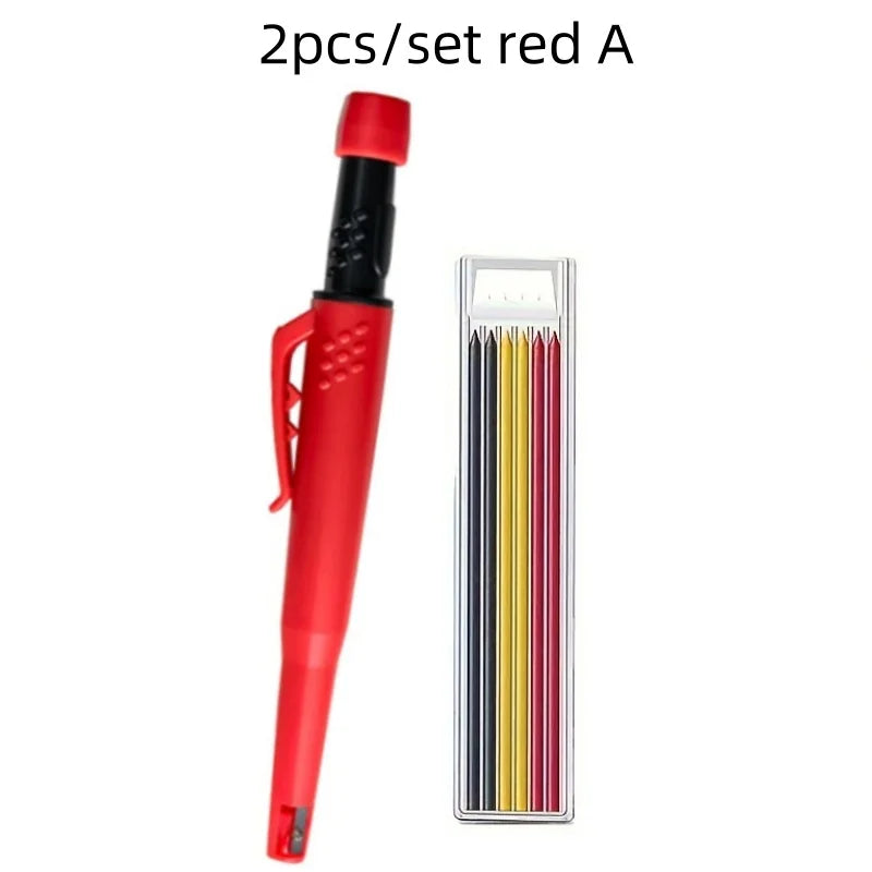 2.8mm Carpenter Mechanical Pencil Set with Sharpener