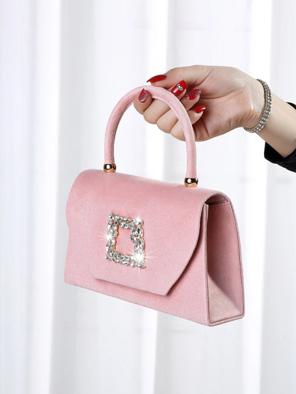 Velvet Evening Clutch Handbag