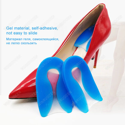 Silicone Gel U-Shape Heel Protector Pads