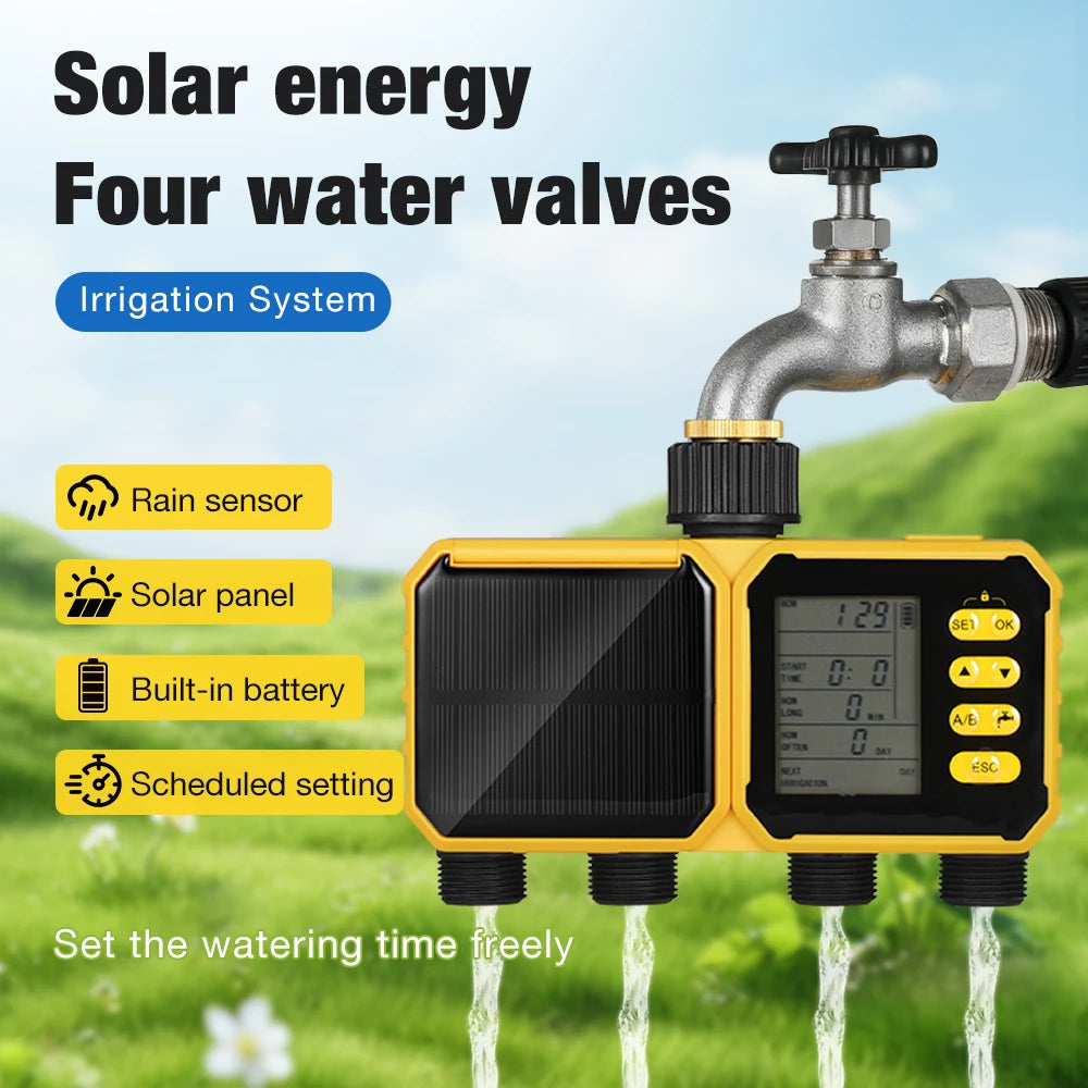 Smart Solar WiFi Irrigation Timer