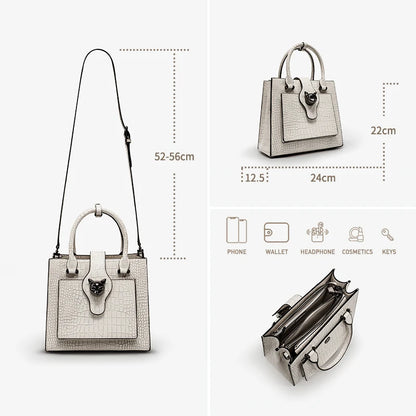 Genuine Leather Business Handbag for Women
