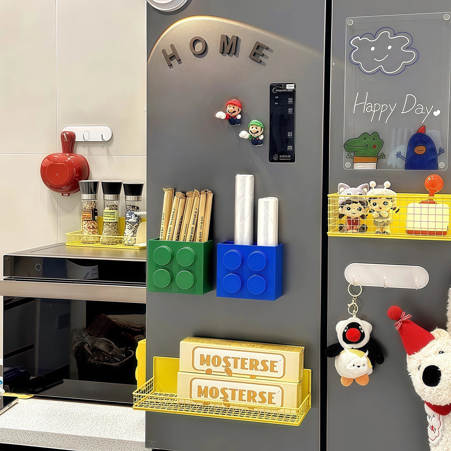 Magnetic Building Block Storage Box
