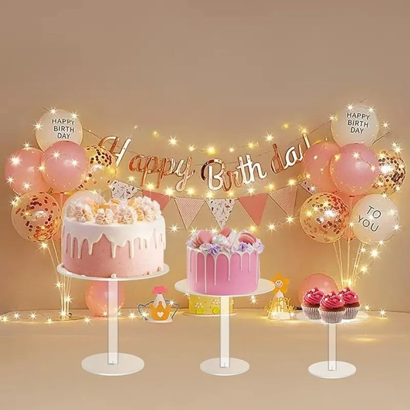 Mini Transparent Acrylic Cake Stand