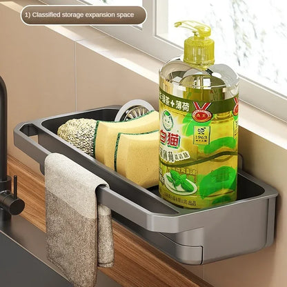 Sink Drain Organizer Shelf