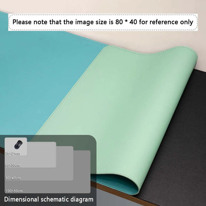 Large PU Leather Desk Mat & Mouse Pad