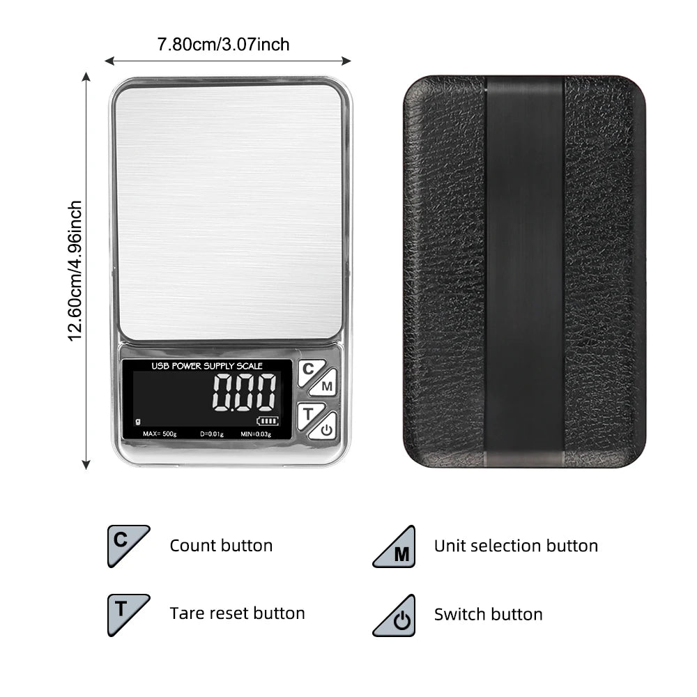 Pocket Digital Precision Kitchen Scale