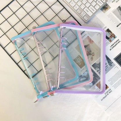 Transparent A5 Ring Binder Organizer