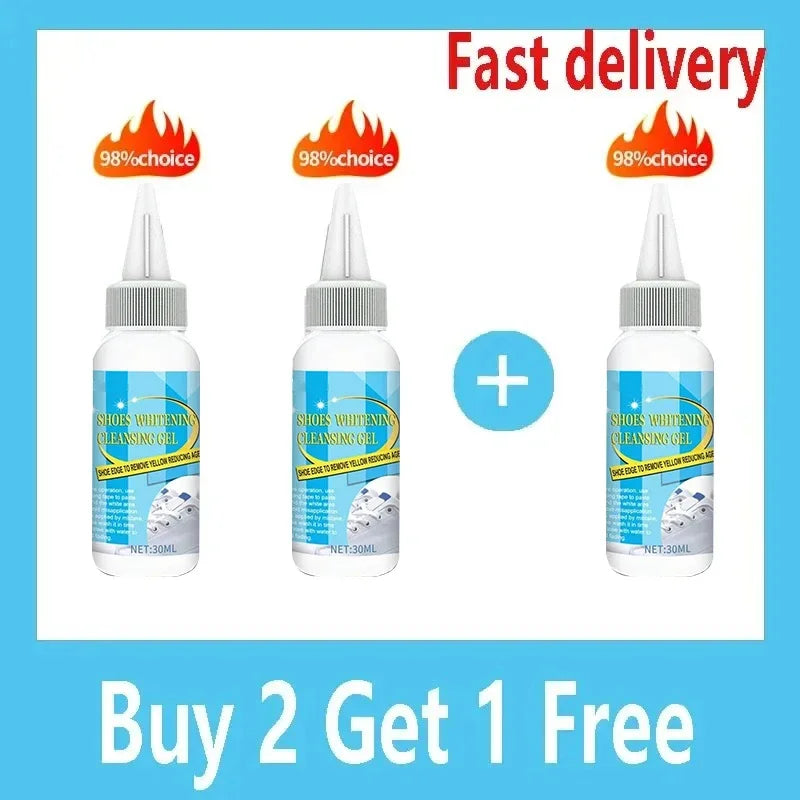 White Shoe Cleaning & Whitening Gel Kit