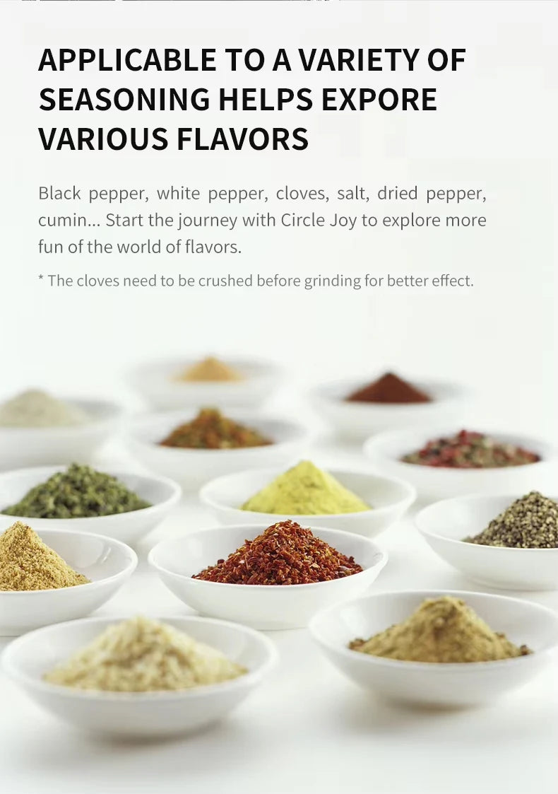 Electric Spice Grinder Set with Charging Base