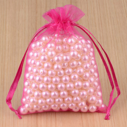 100pcs 24 Colors Jewelry Packaging Bag 5*7 7*9 9*12 10*15cm