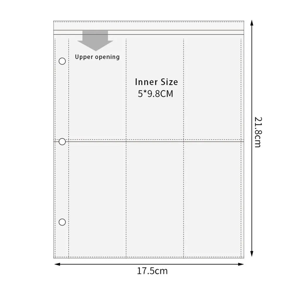 A5 Transparent Binder Sleeves for Photos & Photocards