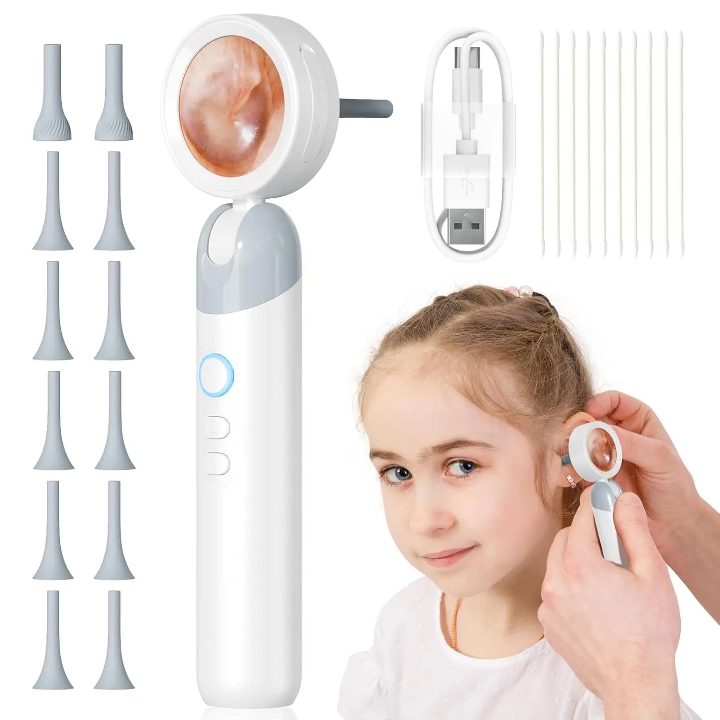 HD Digital Ear Camera Otoscope with Display