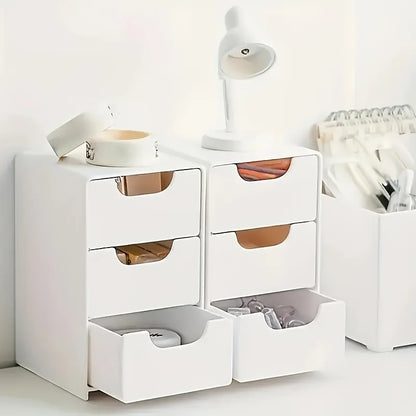 3 Tier Desk Organizer with Drawers