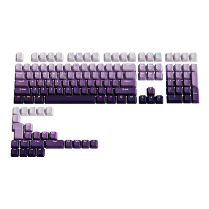 134-Key Lavender Purple Shine-Through PBT Keycap Set