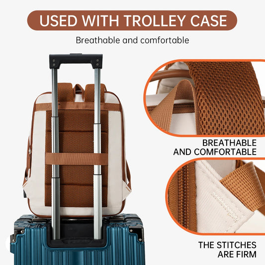 USB Rechargeable Waterproof Laptop Backpack