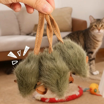 Plush Squeaky Mouse Cat Toy