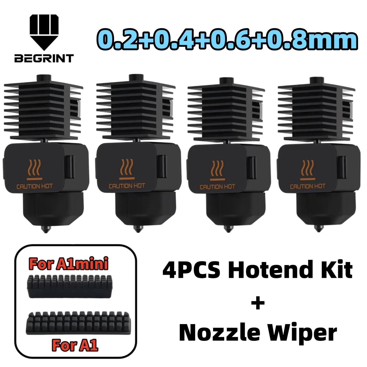 Bambu Lab A1 & A1 Mini Hotend Kit with Hardened Steel Nozzle