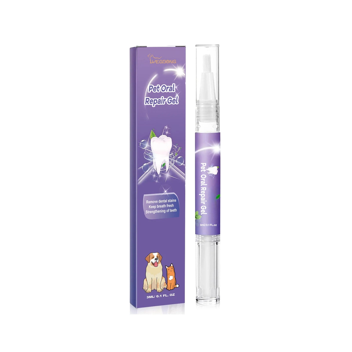 Pet Dental Care Gel Pen for Dogs & Cats