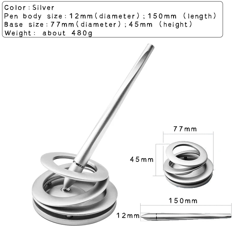 Magnetic Levitating Self-Standing Ballpoint Pen
