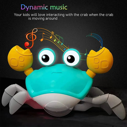 1Pc Escape Crab Crawling Electronic Pet With Music