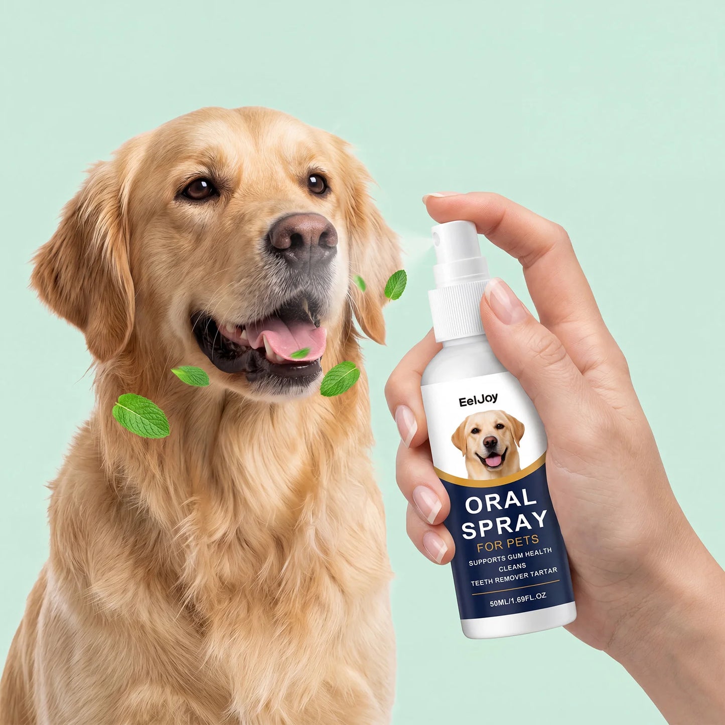 Pet Oral Care Spray for Dogs & Cats