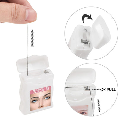 Marker Thread Tattoo Brows Mapping Ruler Kit