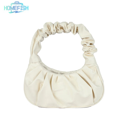 Pleated Cloud Shoulder Bag