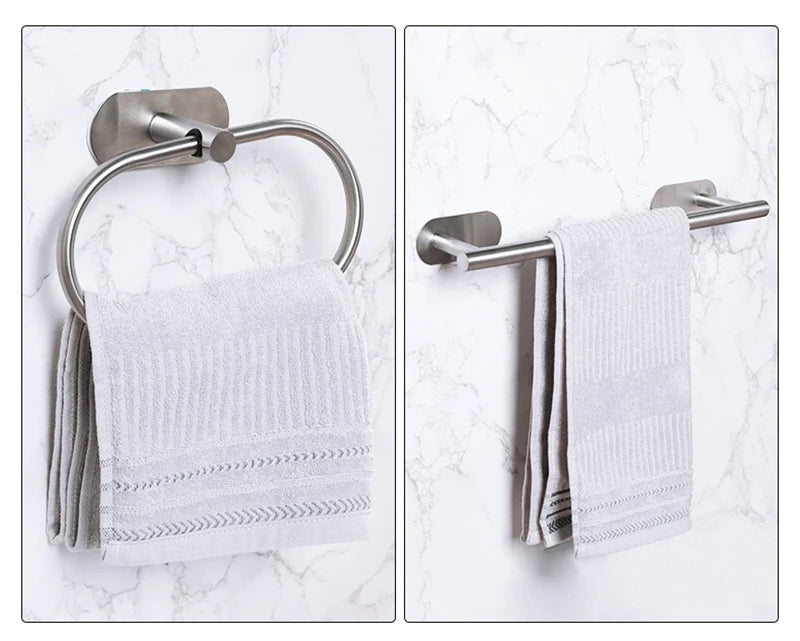 Wall Mount Stainless Steel Towel Bar