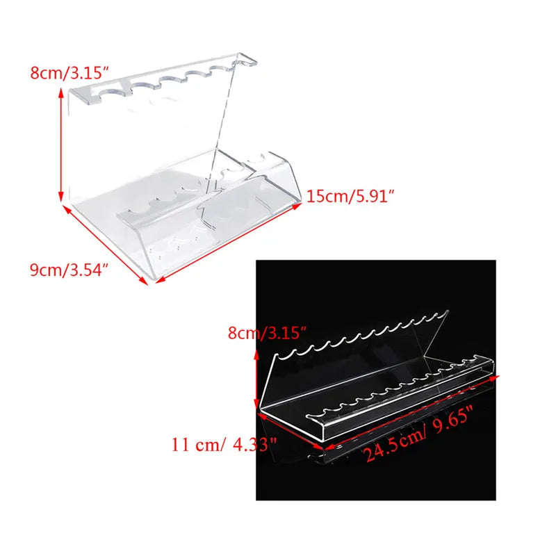 Acrylic Transparent Pen Holder Display Stand