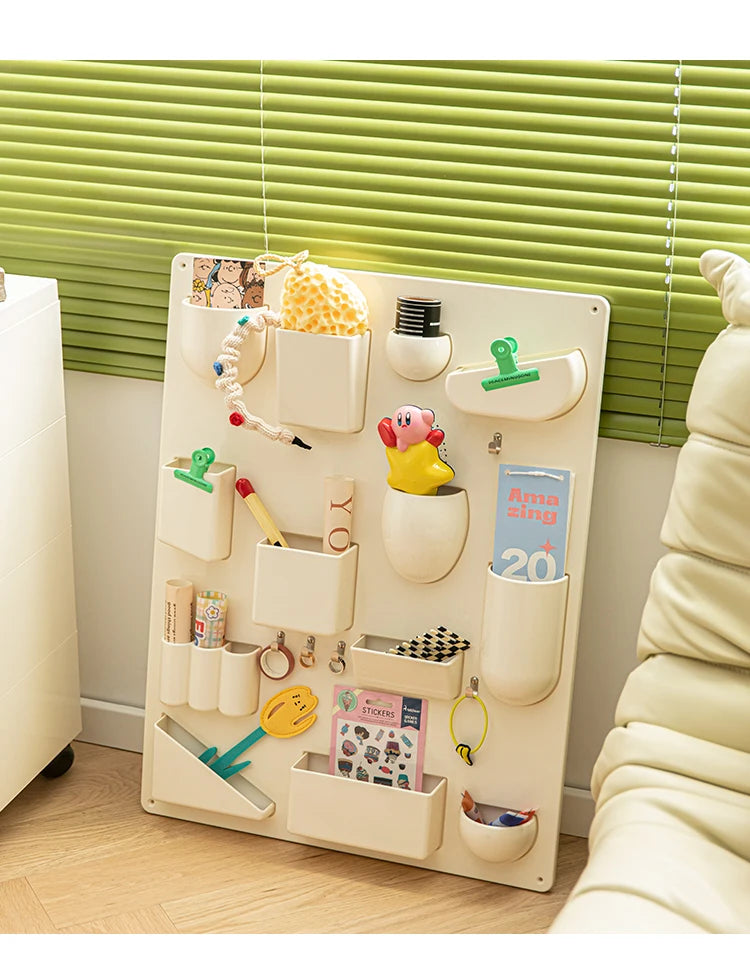 Wall-Mounted Modular Storage Organiser Board