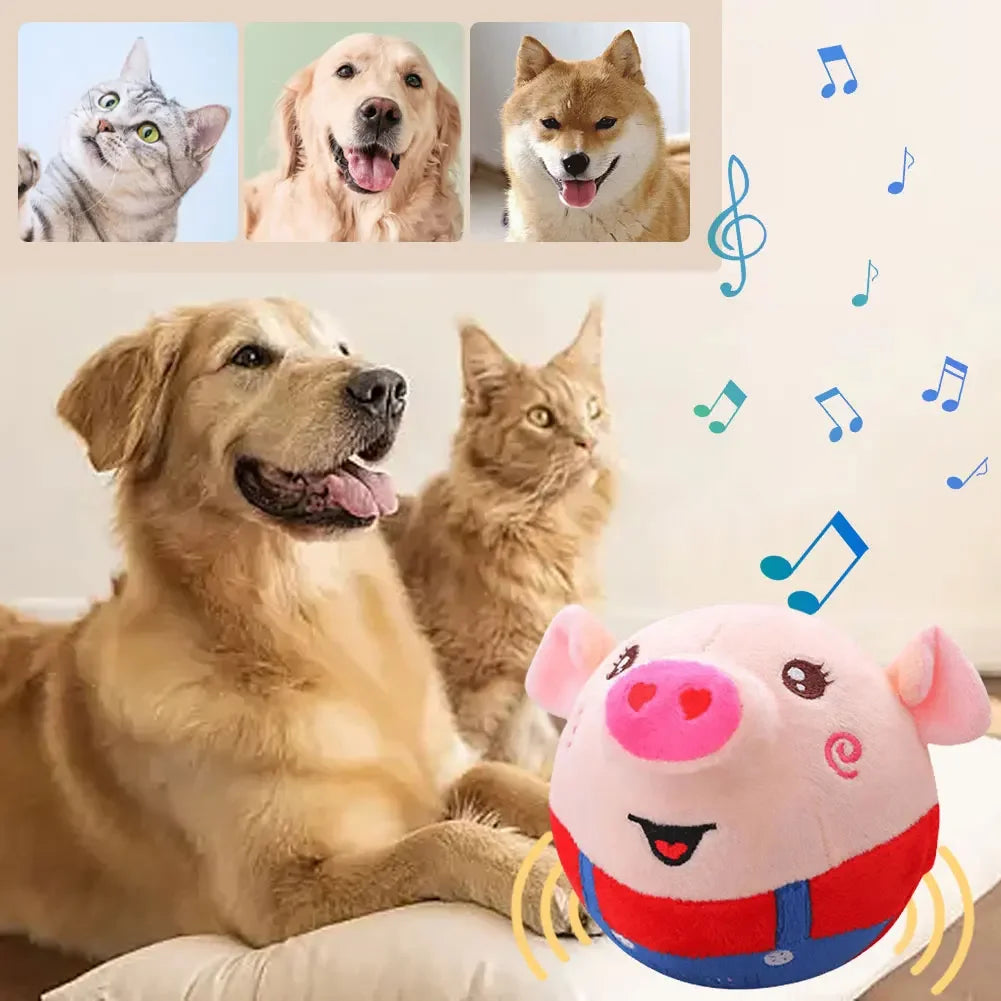 Interactive Plush Pet Ball
