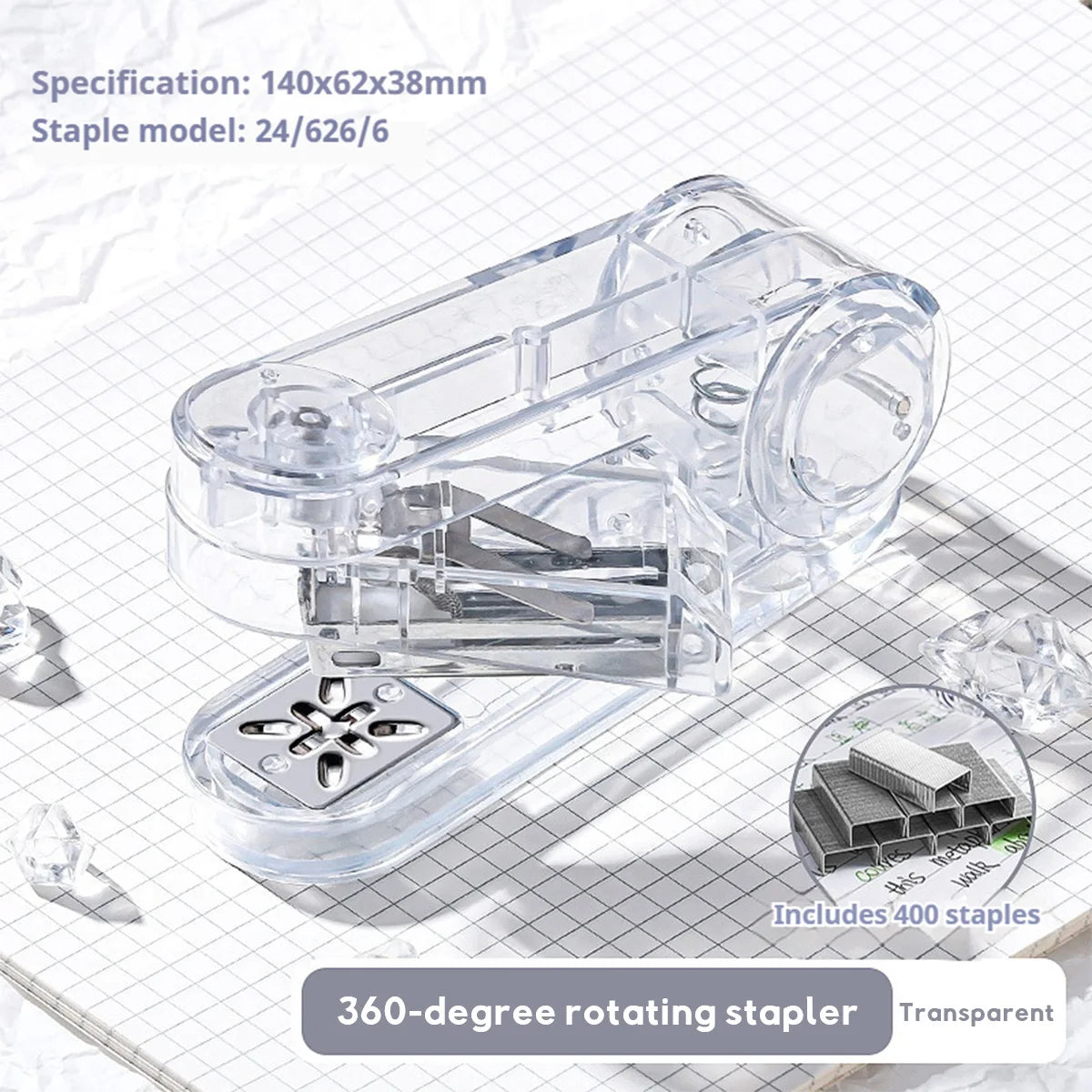360° Rotating Desktop Stapler