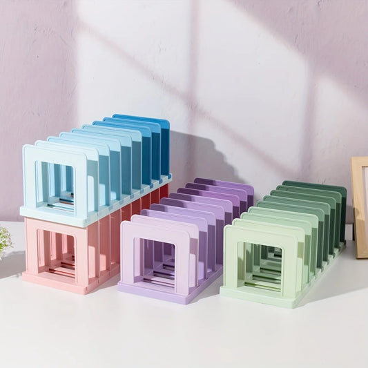 Desktop Book Stand Organizer – PP Material Document Holder