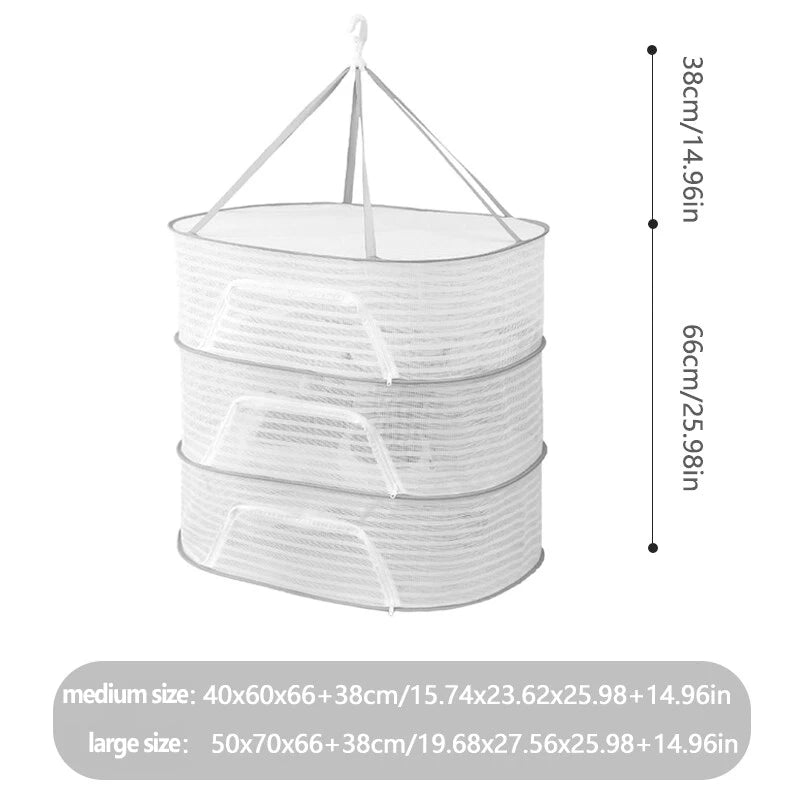Portable Mesh Hanging Drying Rack