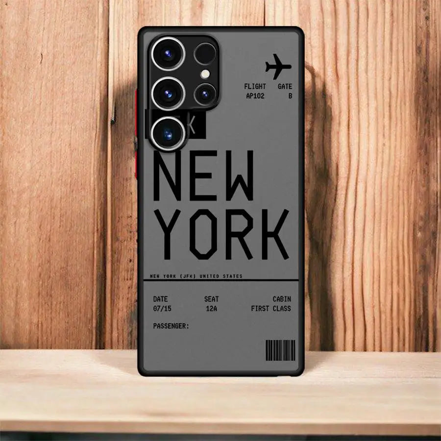 Samsung Galaxy Case Travel Tickets