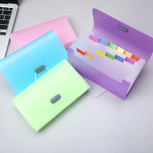 A6 13 Grid Document Organizer Folder