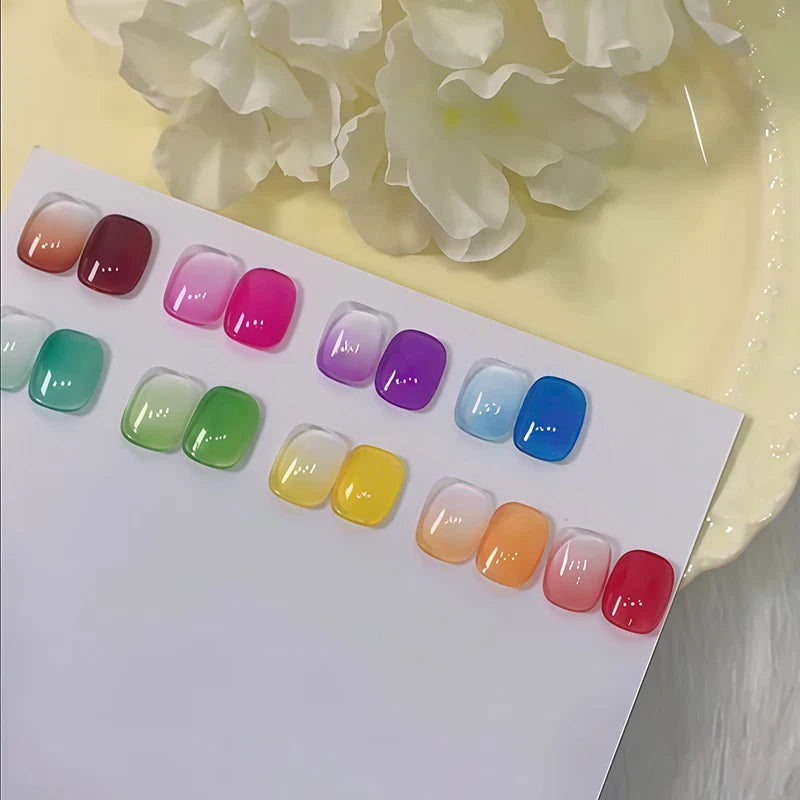 9 Color Jelly Gradient Gel Nail Polish