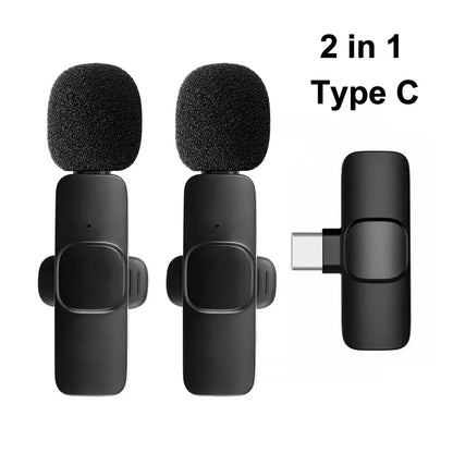 2.4GHz Wireless Lavalier Microphone Kit