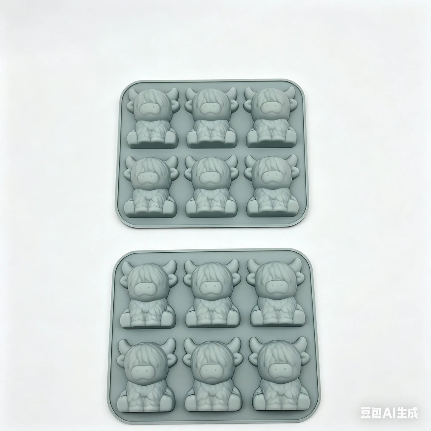 Highland Cow Silicone Ice Cube Mold