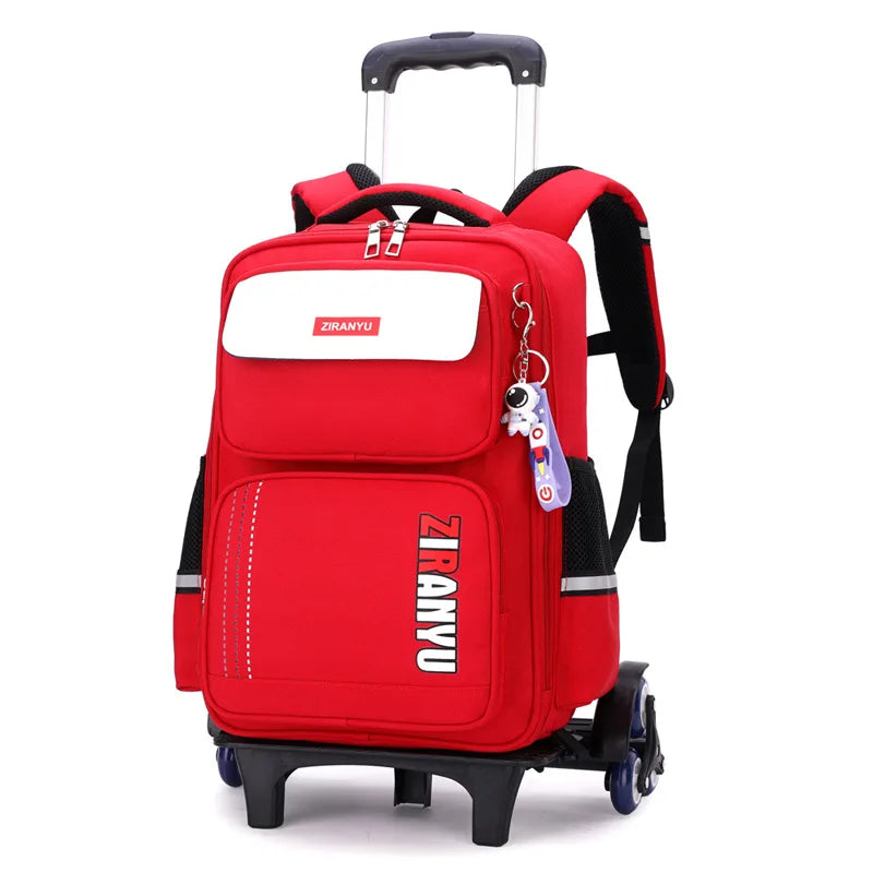 Rolling School Backpack with Wheels for Kids