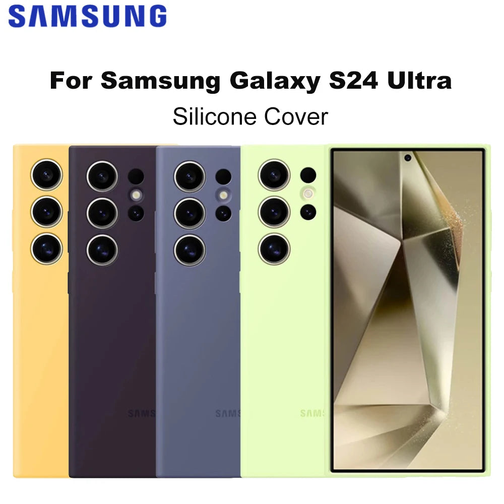 Ultra Silky Silicone Cover For Samsung Galaxy S24